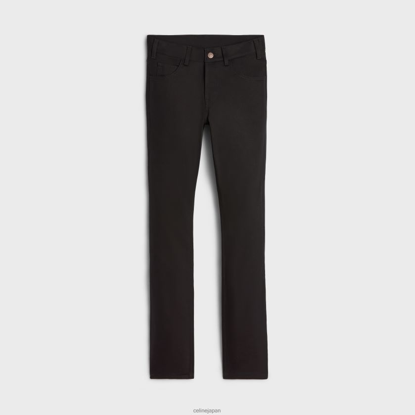 衣服 CELINE ピュアブラックウォッシュデニムのルージーンズ ヴィンテージピュアブラック 男性 8JBDJJ1998